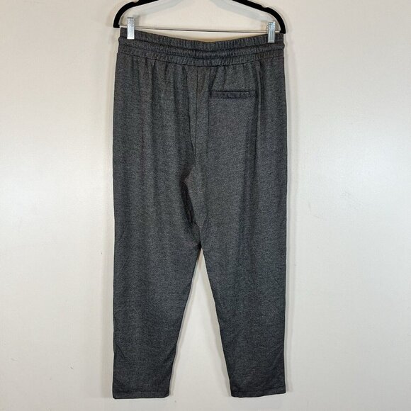 Dex Clothing NWOT Black White Center Seam Drawstring Taper Pant L - Picture 15 of 15